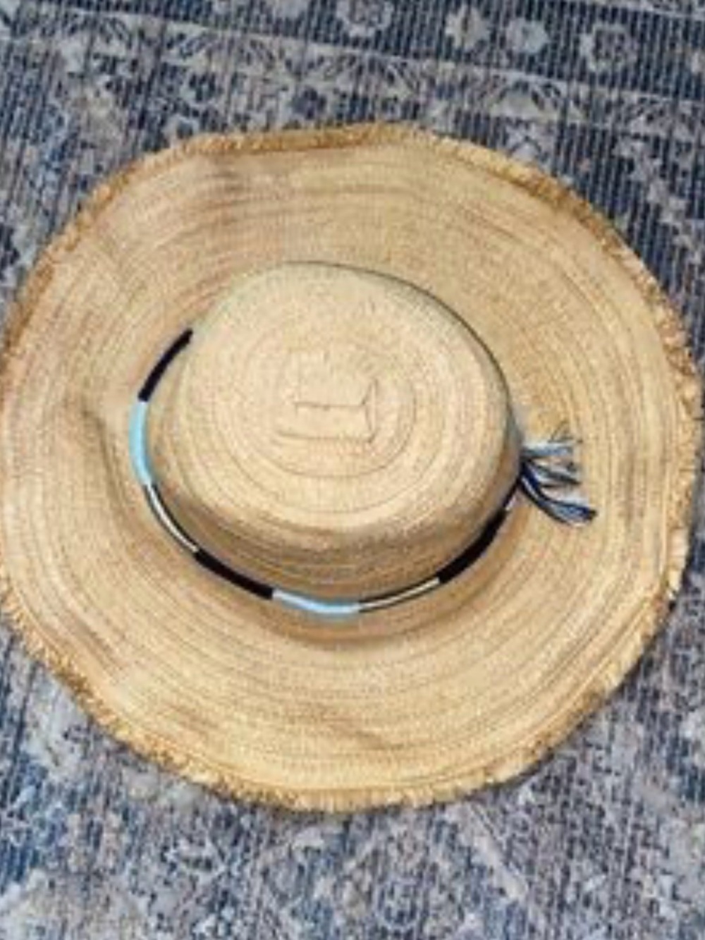 Braided Straw Sun Hat - Natural Beige